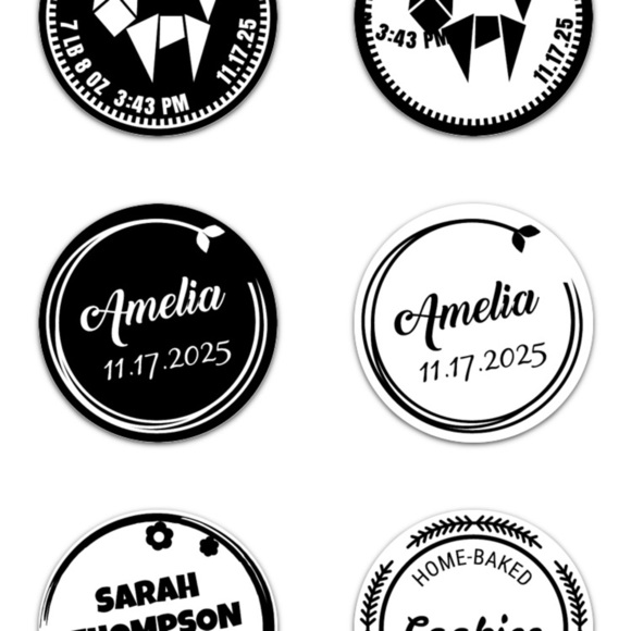 MY-NIO Personalized Rubber Stamp Voucher, create ur stamp on line, NWT - Picture 14 of 16